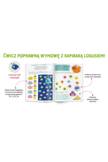 �wicz� �ama�ce. Kapitan Nauka. Zabawy logopedyczne. Kapibara Logu�