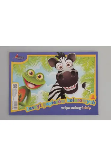 Beniamin Zeszyt papier�w kolorowych kreda A5/8k