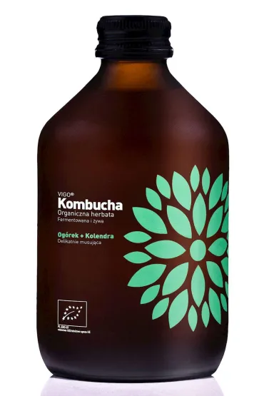Vigo Yoko Kombucha z og�rkiem i kolendr� bezglutenowa 330 ml Bio