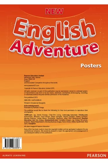 New English Adventure 3. Zestaw plakat�w