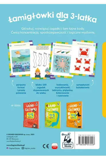 �amig��wki dla 3-latka. �amig��wki. Kapitan Nauka