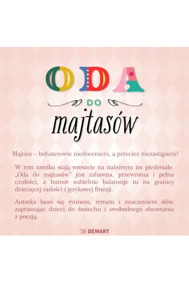 Oda do majtas�w. Wiersze dla dzieci - Helaine Becker