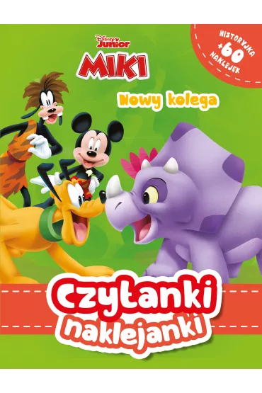 Czytanki naklejanki. Nowy kolega. Miki. Disney