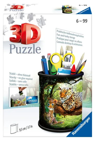 Puzzle 54 el. 3D Przybornik Dzika przyroda Ravensburger