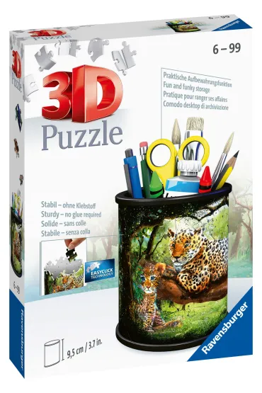 Puzzle 54 el. 3D Przybornik Dzika przyroda Ravensburger