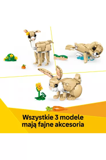 LEGO Creator 3 w 1 Uroczy krliczek 31162