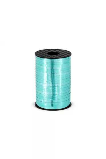 PartyDeco Wst��ka plastikowa turkusowa 5 mmx225m