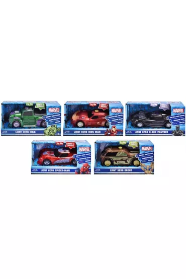 Marvel Light Hero   Samochody z efektami �wietlnymi i d�wi�kowymi JADA