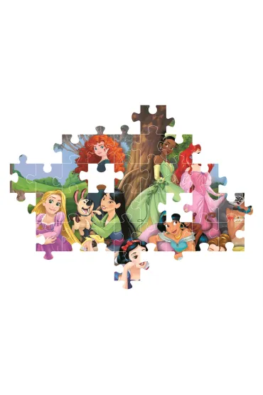 Puzzle 104 el. SuperColor. Disney Princess Clementoni
