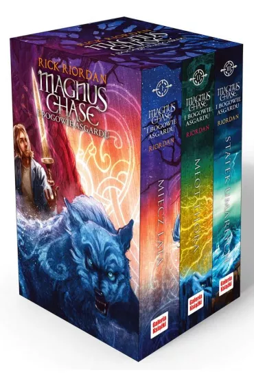 Pakiet Magnus Chase i bogowie Asgardu. Tomy 1-3: Miecz lata, M�ot Thora, Statek umar�ych - Rick Riordan