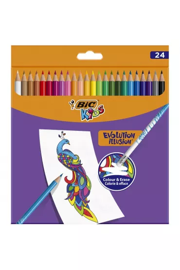 Bic Kredki o��wkowe Kids Evolution Illusion 24 szt.