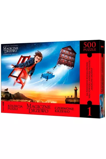 Puzzle 500 el. Magiczne Drzewo. Czerwone krzeso Znak - Andrzej Maleszka