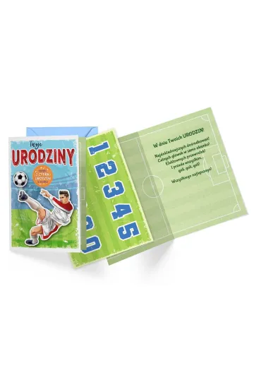 Kukartka Karnet B6 Urodziny dzieci�ce (wymienne cyfry)