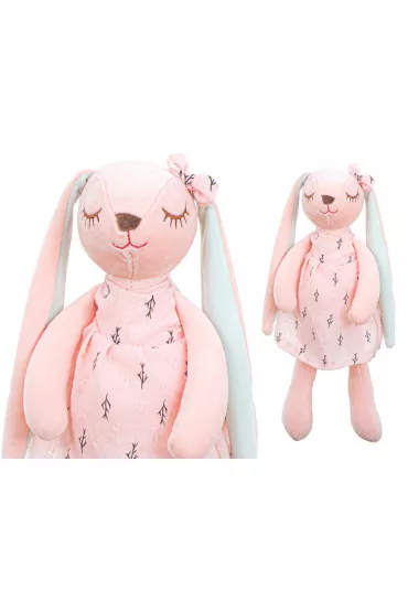 Maskotka pluszowa kr�lik r�owy 35cm