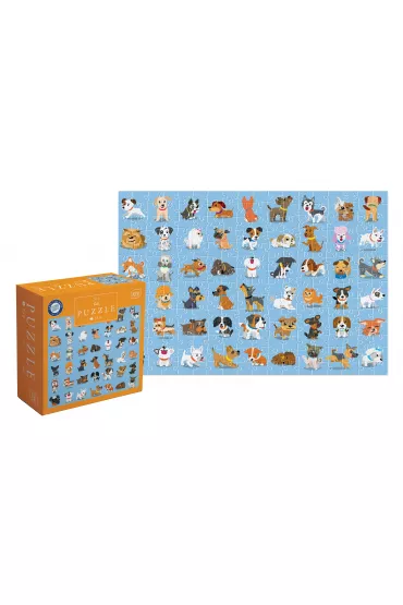 Puzzle 250 el. Kids Dogs Pieski Interdruk