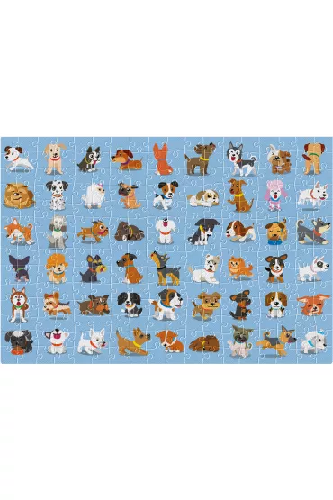 Puzzle 250 el. Kids Dogs Pieski Interdruk