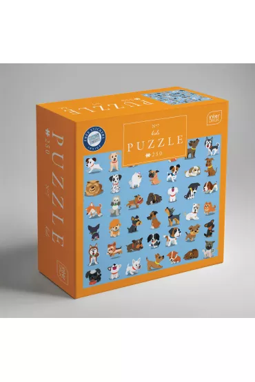 Puzzle 250 el. Kids Dogs Pieski Interdruk