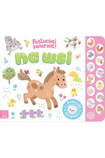 Na wsi Pos�uchaj zwierz�t Ksi��eczka d�wi�kowa - Gra�yna Wasilewicz