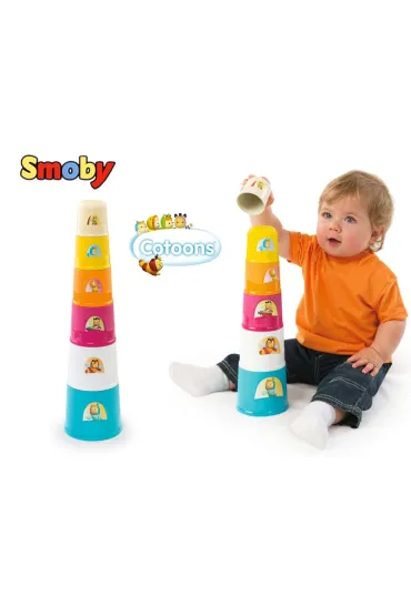 Magiczna wie�a Smoby Cotoons 40cm. *