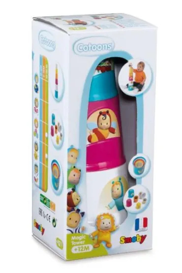 Magiczna wie�a Smoby Cotoons 40cm. *