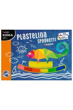 Derform Plastelina Spaghetti KIDEA 8 kolorw