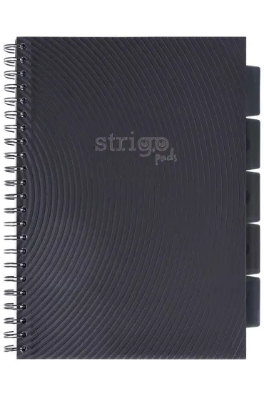 Strigo Ko�ozeszyt Pads A4 Basic szary kratka 100 kartek