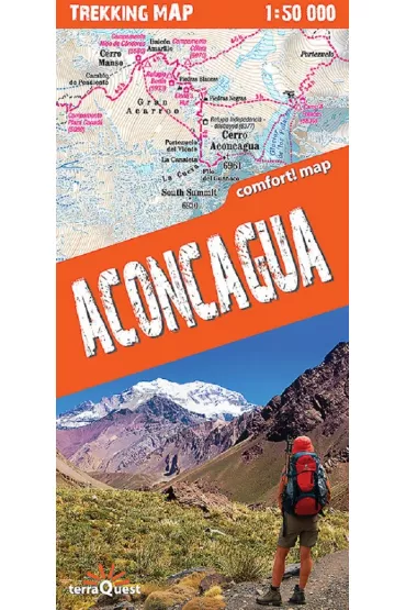 Mapa trekkingowa Aconcagua 1:50 000