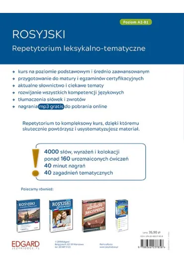 Rosyjski. Repetytorium leksykalno-tematyczne. Poziom A2-B1 - Anna Buczel