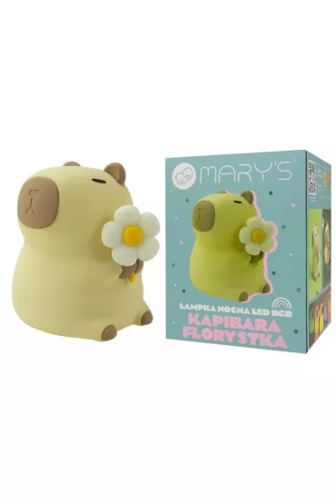 Marys Lampka nocna LED Kapibara Florystka