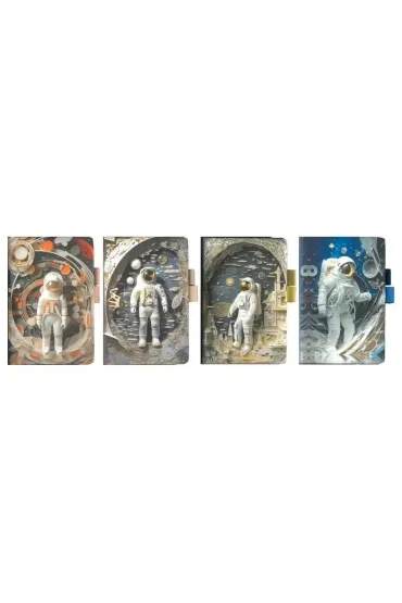 Fandy Notes C6 80K z gumk� linia Kosmos mix