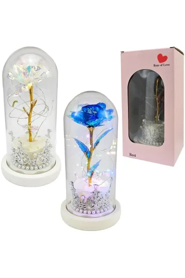 Trifox Wieczny kwiat r�a pod�wietlana MIX