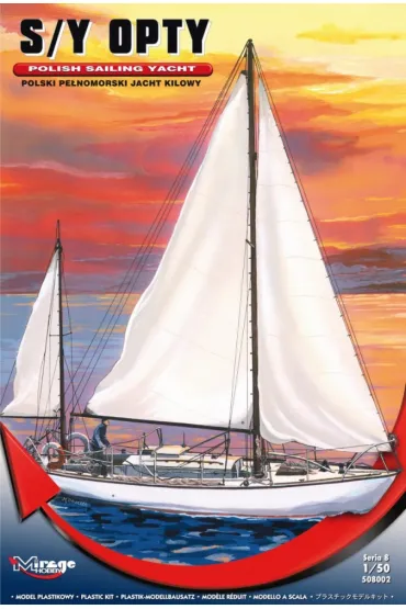 Jacht kilowy S/Y OPTY ser.8 Mirage Hobby