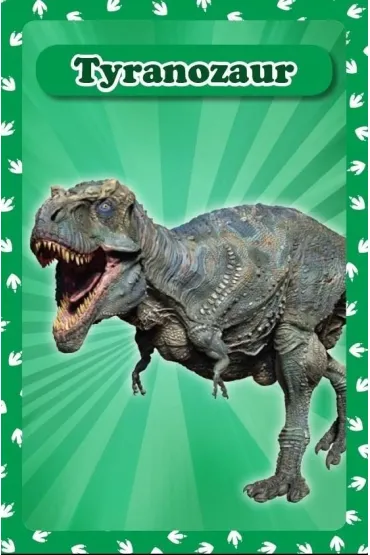 Pi�tka Karty Popup 3D dinozaury