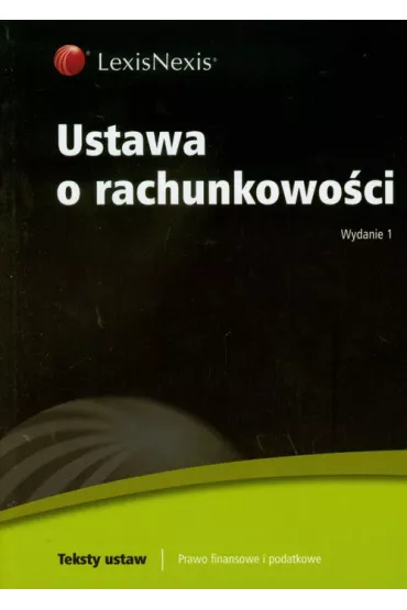 Ustawa o rachunkowo�ci