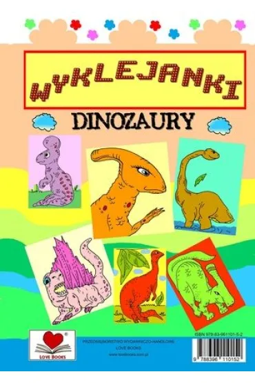 Wyklejanki. Dinozaury