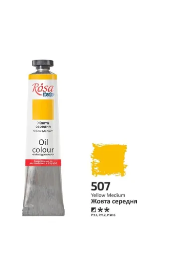 Rosa Farba olejna yellow medium 507 45ml 45 ml