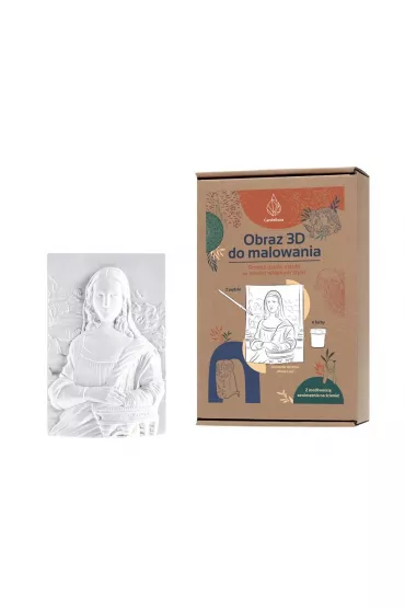 Obraz z 3D do malowania - Mona Lisa
