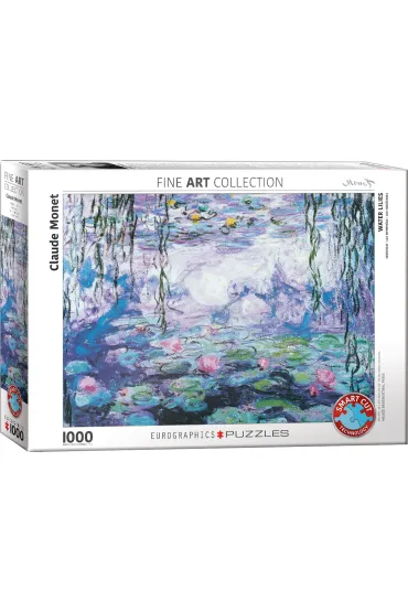 Puzzle 1000 el. Waterlilies by Claude Monet Eurographics
