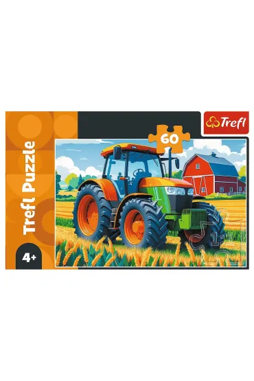 Puzzle 60 el. Pojazd rolnika Trefl