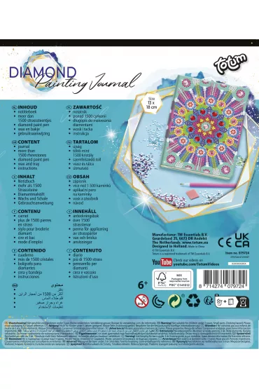 Totum Pamitnik Notes Haft diamentowy Mandala
