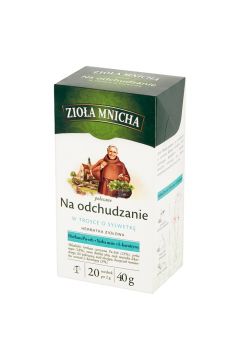 Big-Active Herbatka zioowa Na odchudzanie Suplement diety Zioa Mnicha 20 x 2 g