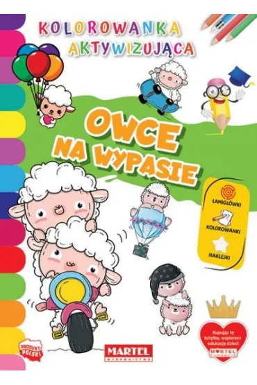 Owce na wypasie. Kolorowanka aktywizuj�ca