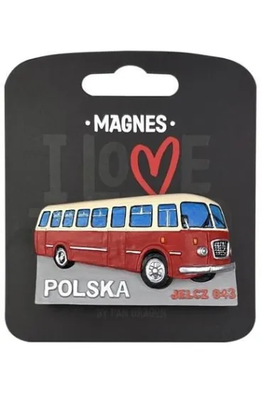 Pan Dragon Magnes I love Poland Polska ILP-MAG-C-PL-66