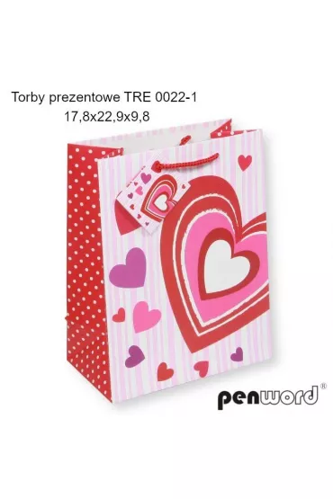 Penword Torebka prezentowa mix 17.8x22.9x9.8cm