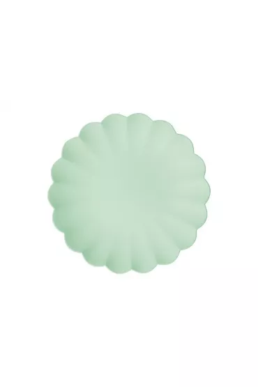 PartyDeco Talerzyki plastikowe sza�wiowe 22x22cm 4 szt.