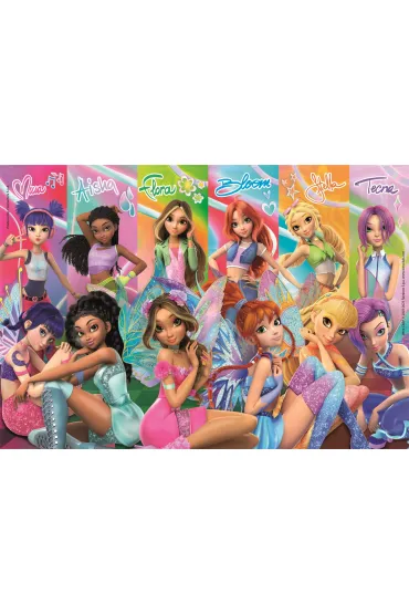Puzzle 60 el. Maxi Super Kolor Winx Clementoni