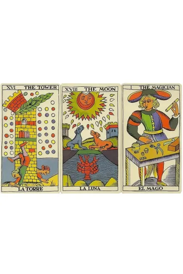Spanish Tarot, karty do wr�enia, edycja hiszpa�ska - Fournier Tarot