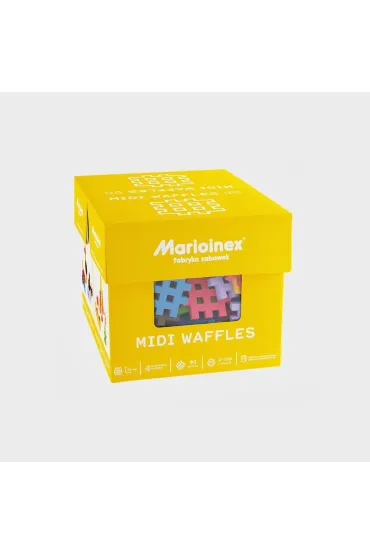 Klocki konstrukcyjne Waffle midi 180 el