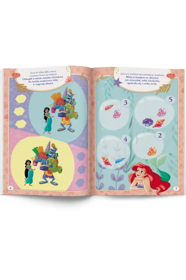 Disney ksi�niczka. 100 brokatowych naklejek