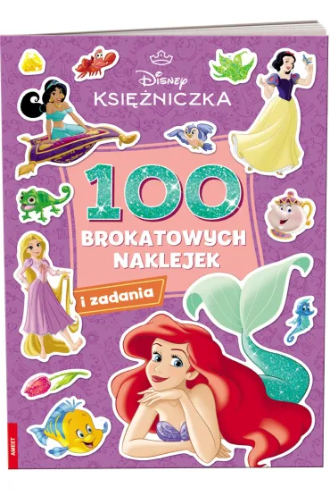 Disney ksi�niczka. 100 brokatowych naklejek